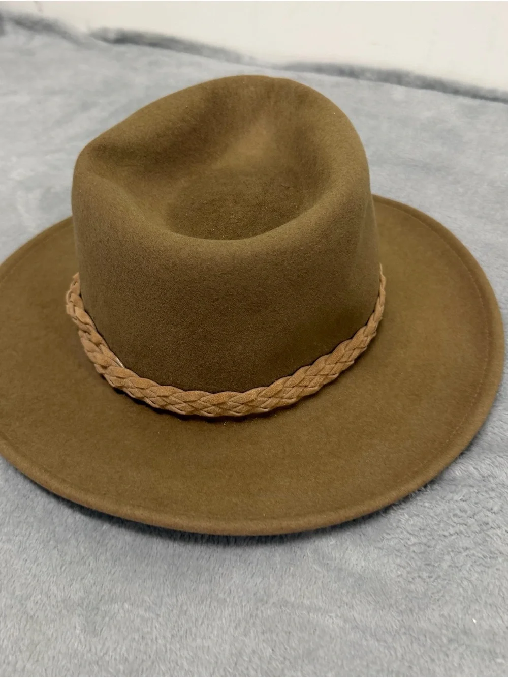 Vintage Orvis Bucket Hat Men's Small Brown 100% Wool Outdoor Fishing Fedora USA